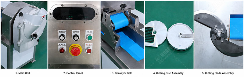 multifunctional vegetable cutting machine