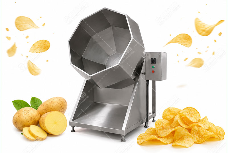 potato chip seasoning machine