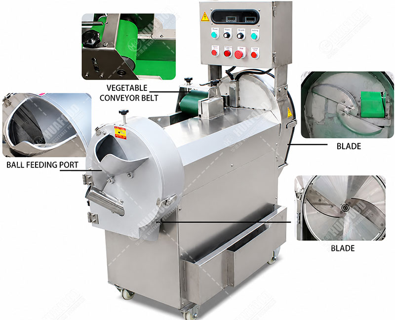 Vegetable cutter machine details