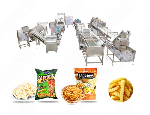 Automatic potato chips processing line french fries making machine