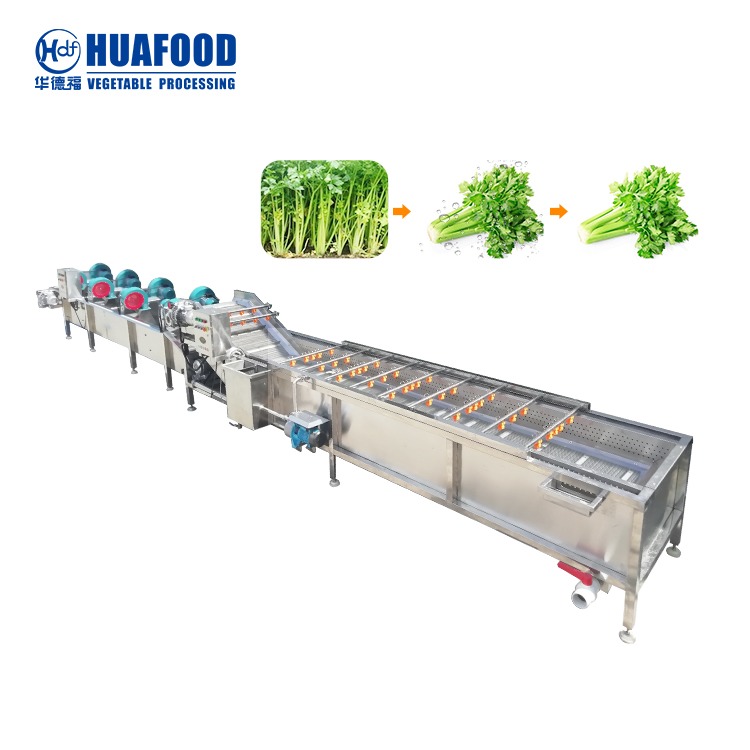 French fries machine for business - Huafood machine - Vegetable & Fruit  Cleaning Machine，Potato Chips Production Line