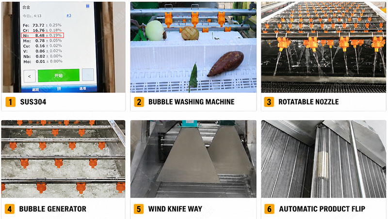 vegetable washing machine details