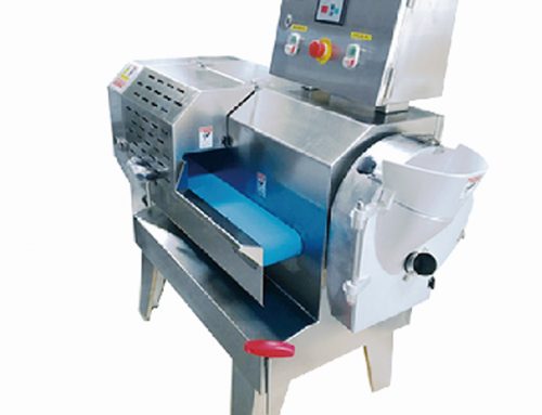 Canteen vegetable cutting machine operation process