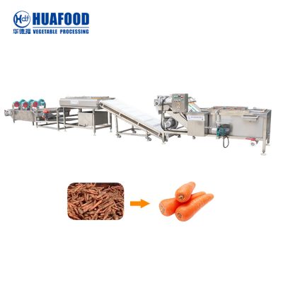 Carrot processing line