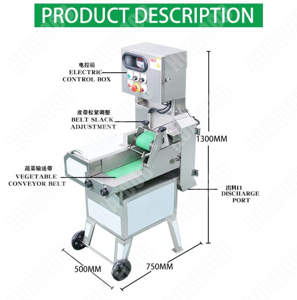 Celery cutting machine