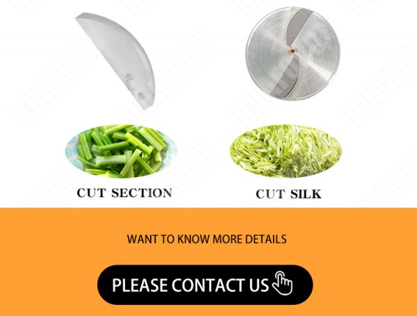 Celery cutting machine 