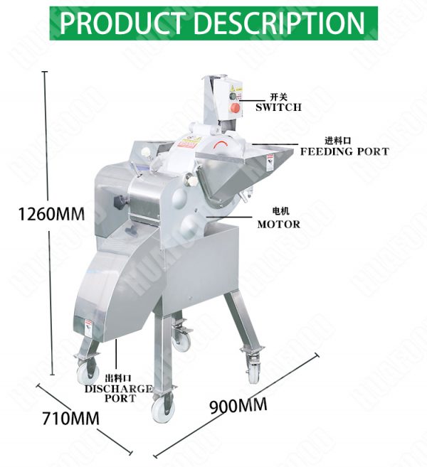 Salad cutting machine