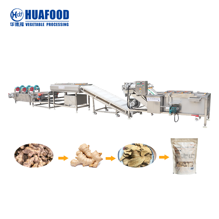 Vegetable processing machinery