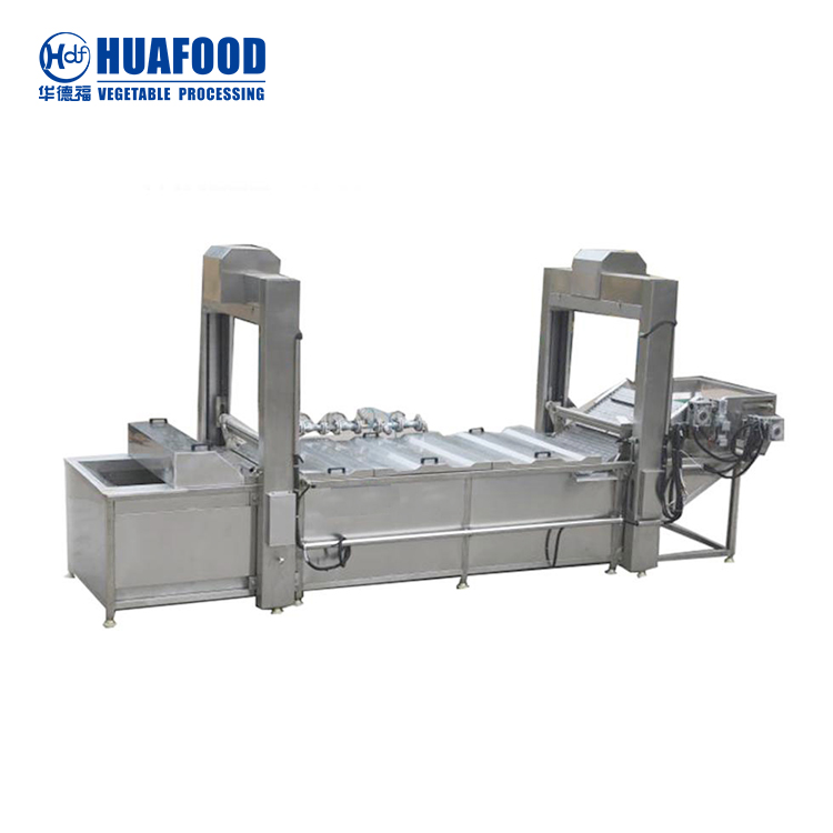 customized sweet potato rolling drum brush washing machine - Huafood machine  - Vegetable & Fruit Cleaning Machine，Potato Chips Production Line