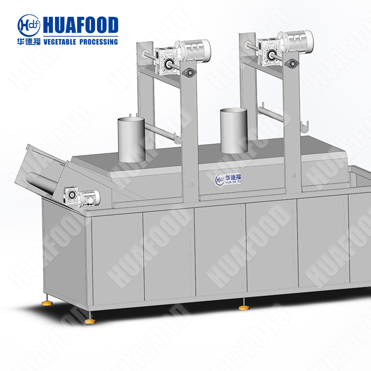 chicken nuggets frying machine
