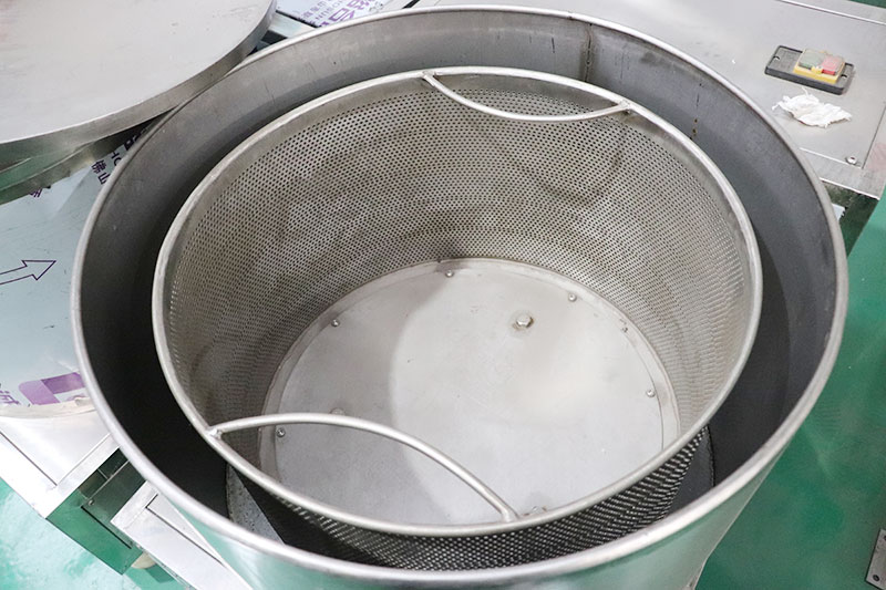 centrifugal fried food deoiling machine inner structure