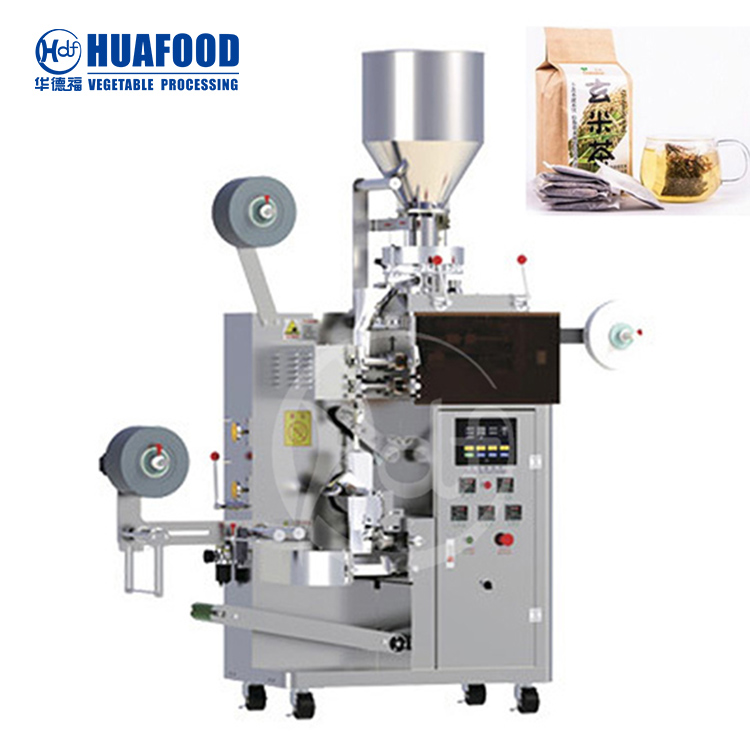 Inner and outer tea bag making machine, Tea bag packing machine with  string, filter bag green tea