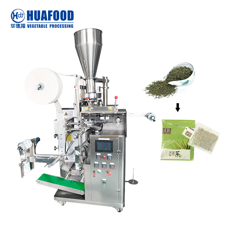 Automatic inner and outer packet dip herbal tea leaves bag packing  packaging machine