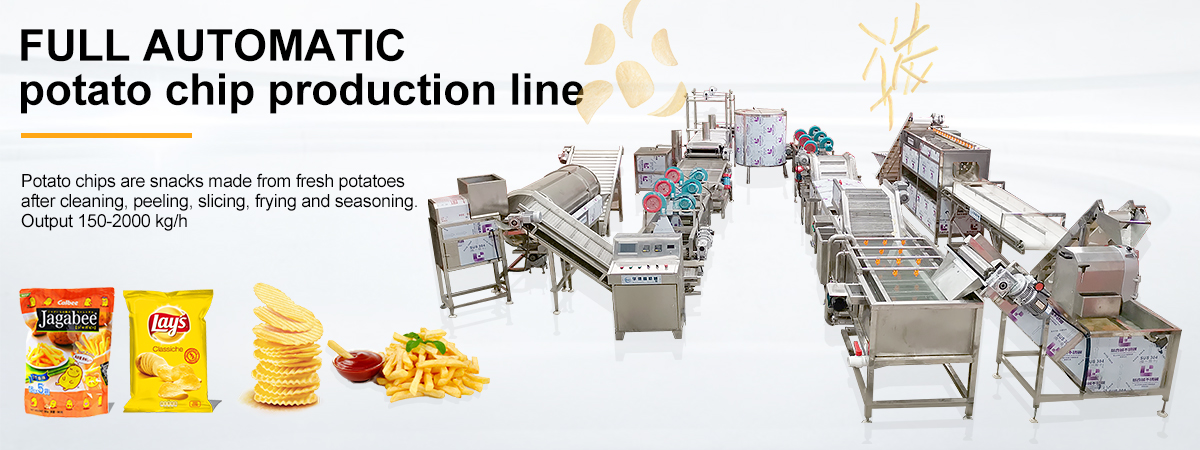 French fries machine for business - Huafood machine - Vegetable & Fruit  Cleaning Machine，Potato Chips Production Line