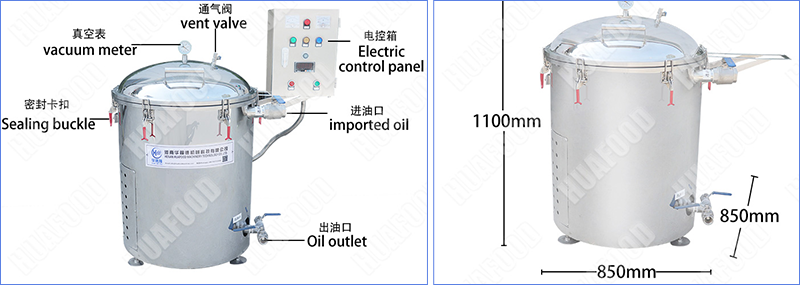 cooking oil filter structurer