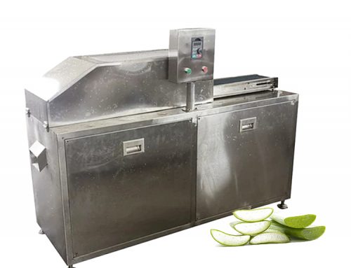Máquina de pelado de hoja de aloe vera automática para extracción de gel de aloe vera