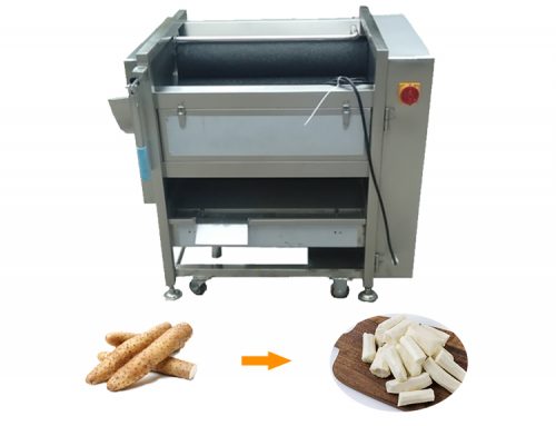 Brush rolling peeler machine cassava emery yam washing peeling machine