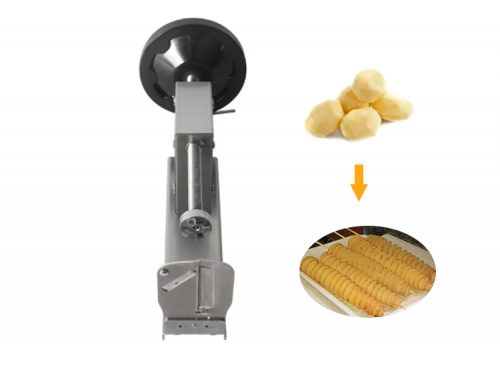 Torcedor de batata manual torre cenoura batata espiral máquina de corte de batatas fritas