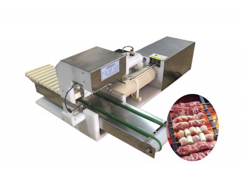 Máquina para hacer brochetas de carne fabricada en China / Máquina de kebab Seekh / Máquina de brochetas Satay