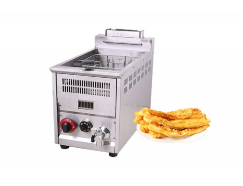 Small Single Tank Table Top Gas Deep Fryer Kitchen Equipment