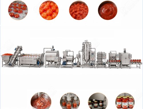 500kg/h Small Scale Tomato Paste Production Line Affordable For Small Farmers