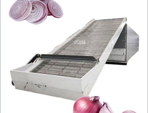 Mesh Belt Onion Continuous Drying Machine With High Capacity
