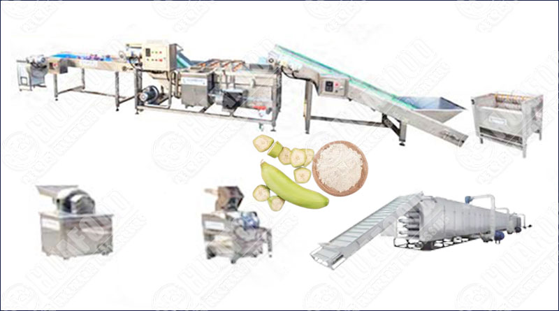plantain flour production line