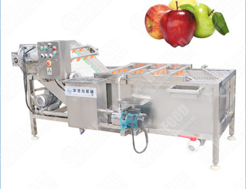 Industrial Apple Fruits Washing Machine With High Efficiency