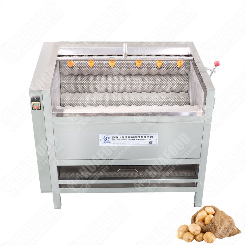 potato washing and peeling machine