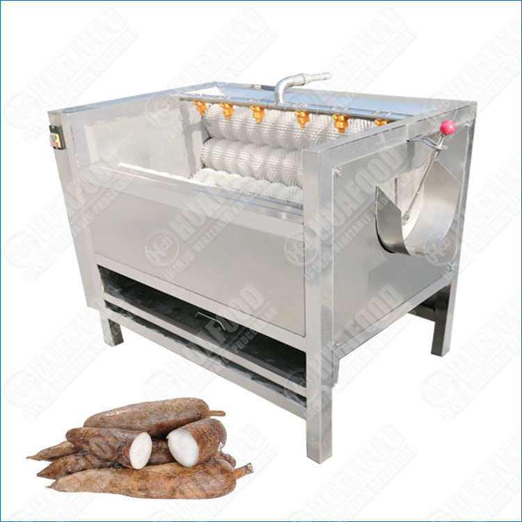 cassava washing and peeling machine