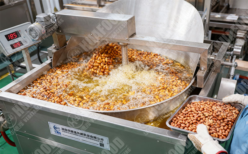 peanut frying machine details