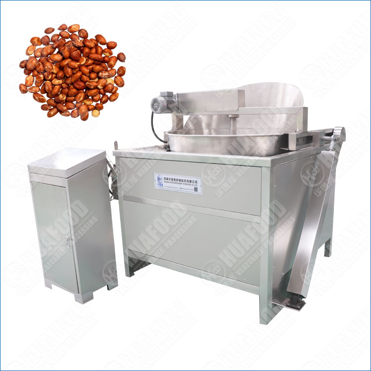 peanut frying machine