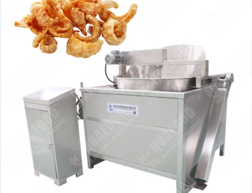 Batch Type Pork Rinds Frying Machine For Commercial Use