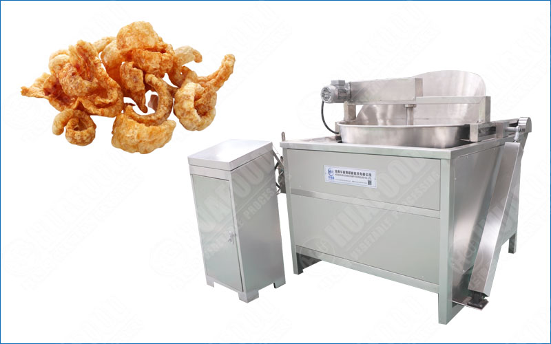pork rinds frying machine