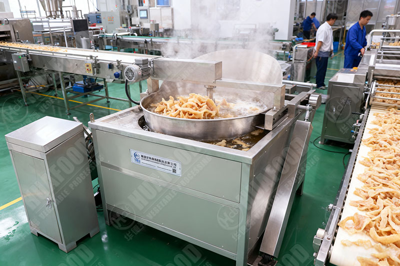 pork rind frying machine