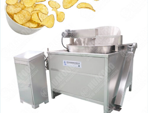 Commercial Potato Chips Deep Frying Machine For Snack Batch Frying
