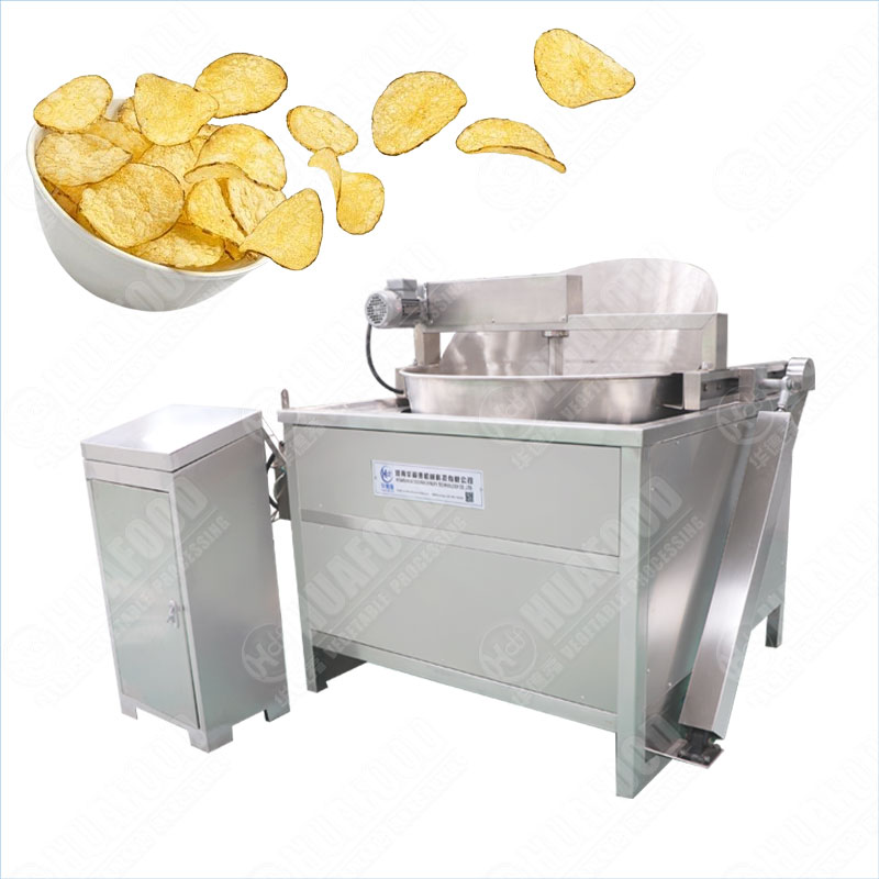 potato chips deep frying machine