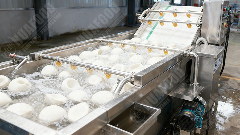 coconut meat washing machine details in our factory