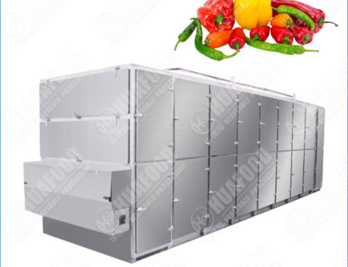Continuous Red Chilli Drying Machine With Mesh Belt Conveyor