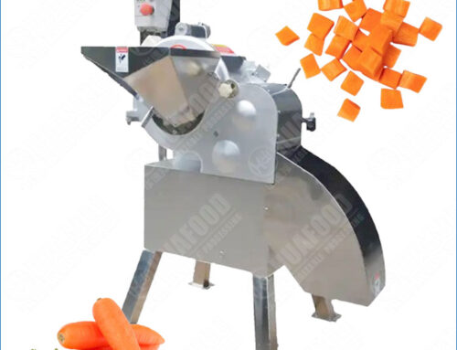 Stainless Steel Carrot Dicing Machine for Uniform Vegetable Cubes