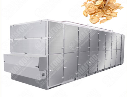 Continuous Garlic Flake Drying Dehydrator Machine With Mesh Belt