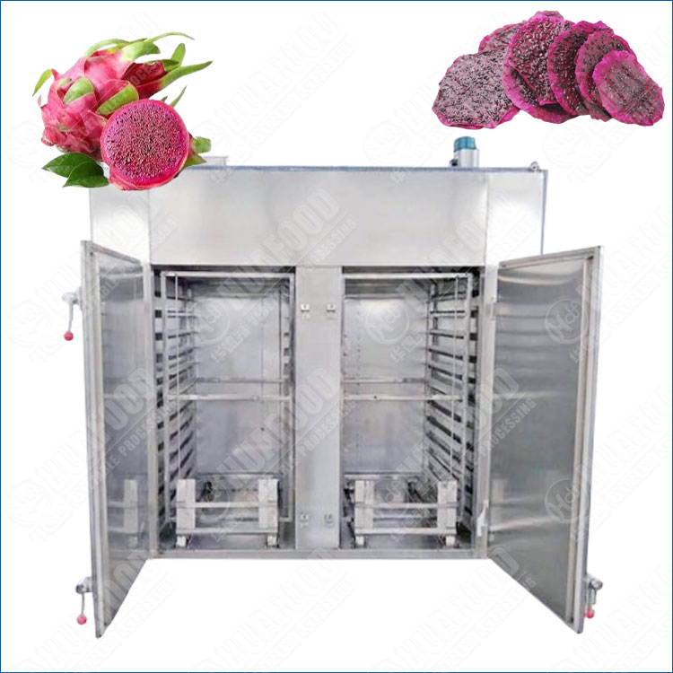 hot air dragon fruits dryer