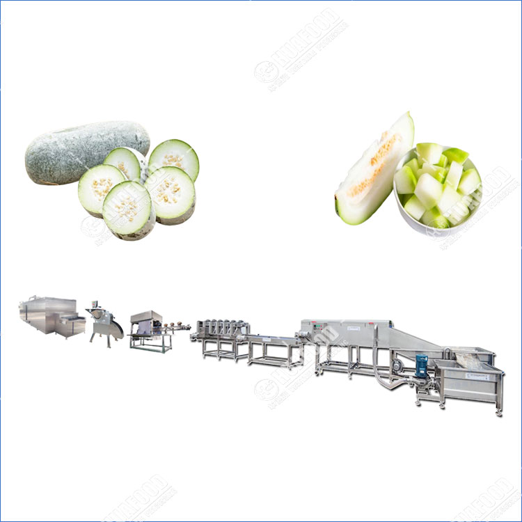 iqf winter melon processing line