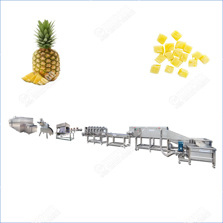 iqf pineapple processing line