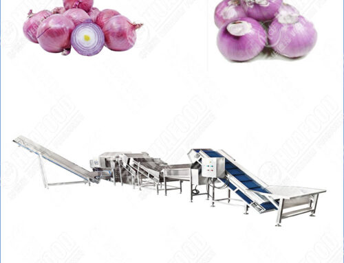 Промышленный автомат для очистки и резки корня лука с высокой эффективностью