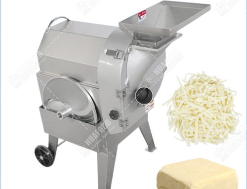Stainless Steel Cheese Shreeding Machine For Frozen Cheese Blocks