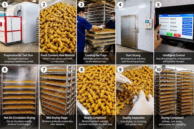 turmeric dryer details